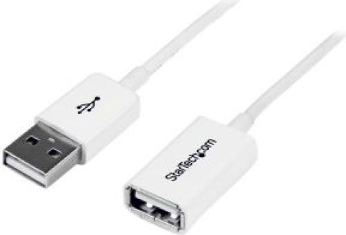 Startech .com 2 m witte USB 2.0-verlengkabel A-naar-A M/F