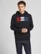 Jack & Jones ESSENTIALS hoodie JJECORP (set van 2 ) grey melange/black