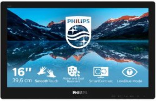 Philips 162B9TN/00 computer monitor 39,6 cm (15.6 ) 1366 x 768 Pixels HD LCD Zwart