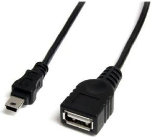 Startech .com 30 cm mini USB 2.0-kabel USB A naar mini B F/M