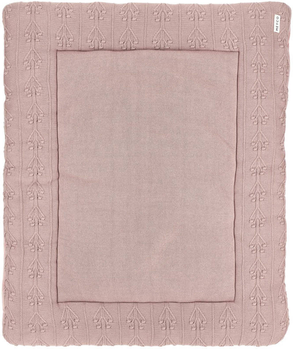 Meyco boxkleed Romantic flower 77x97 cm lilac