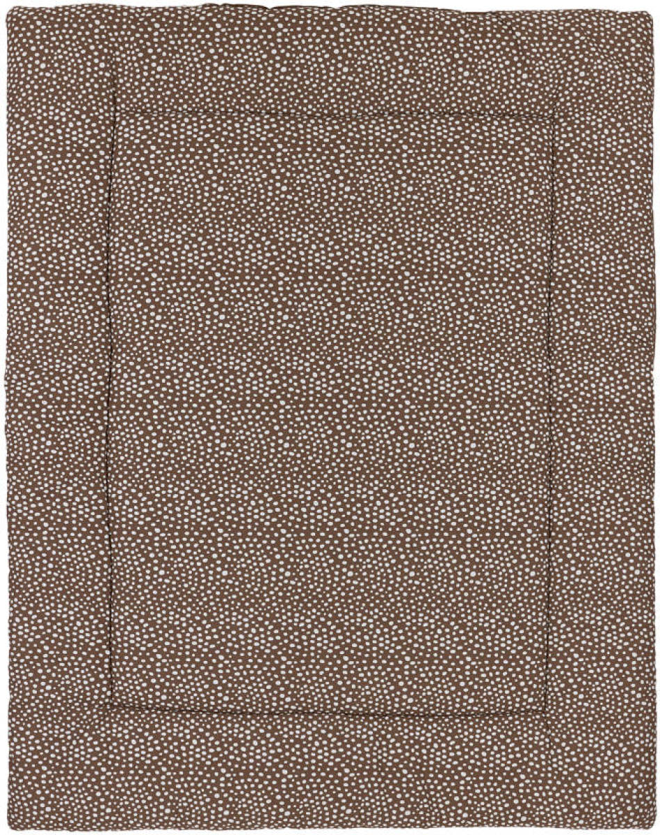 Meyco boxkleed 80x100 cm Cheetah choclolate / Uni choclolate