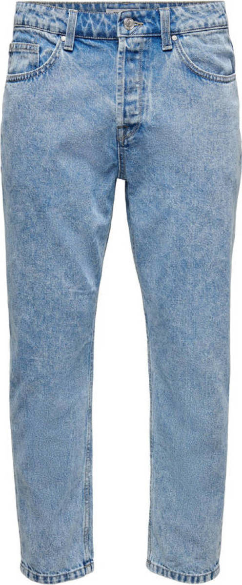 ONLY & SONS tapered fit jeans ONSAVI 1421 blue denim