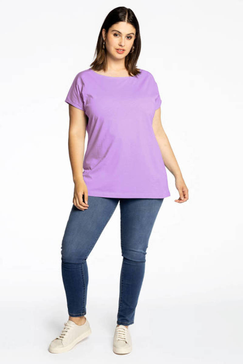 Yoek T-shirt COTTON lila