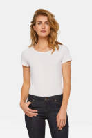 WE Fashion T-shirt met biologisch katoen wit