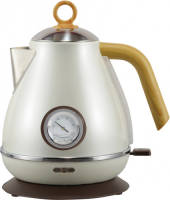 Kassel - Retro Waterkoker - 1,7l - Rvs - Pearl - Met Thermometer