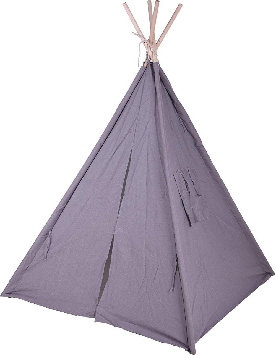 Valetti Tipitent Junior 160 X 103 Cm Polyester Grijs