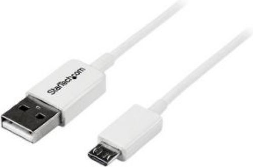 Startech .com 0,5 m witte micro USB-kabel A naar micro B