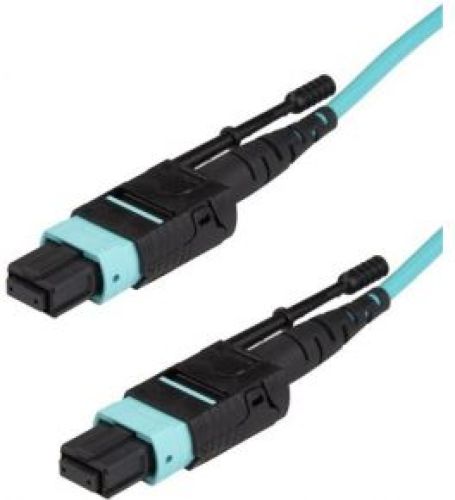 Startech .com MPO12PL1M Glasvezel kabel 1 m OM3 MPO/MTP Aqua