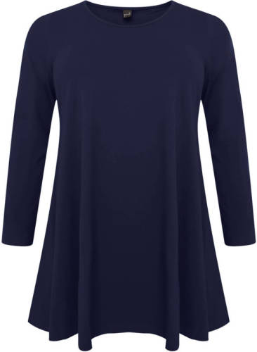 Yoek tuniek COTTON donkerblauw