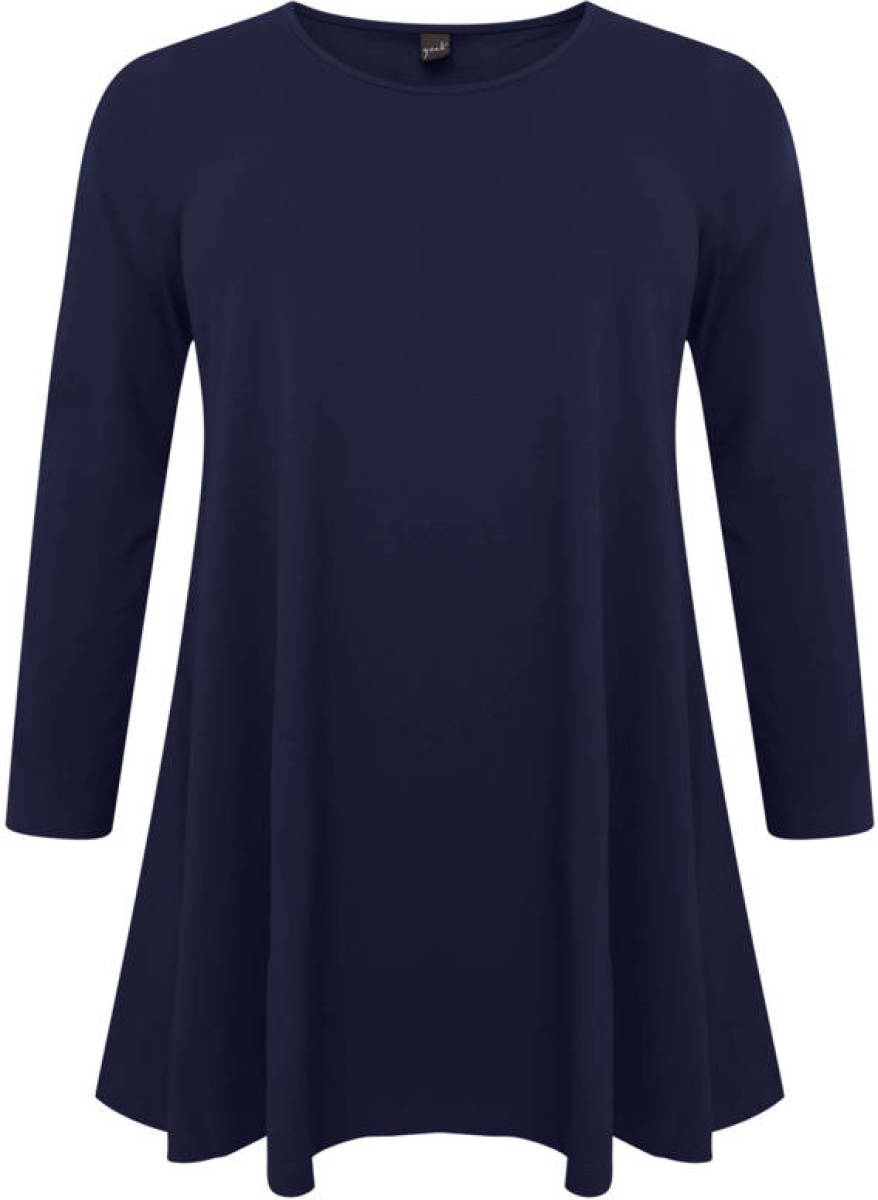 Yoek tuniek COTTON donkerblauw