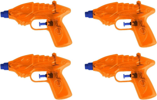 Summertime 10x Waterpistool/waterpistolen oranje 16,5 cm