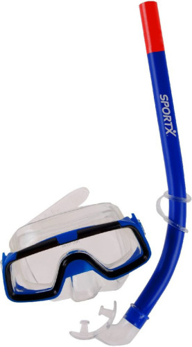 Sportx Snorkelset blauw voor kids