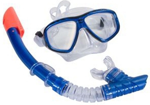 Sportx Snorkel set blauw voor volwassenen
