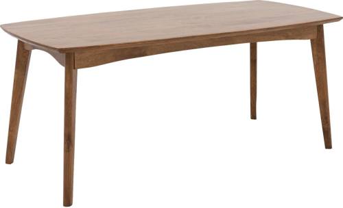 Goossens Eettafel Austin, Semi rechthoekig 180 x 90 cm