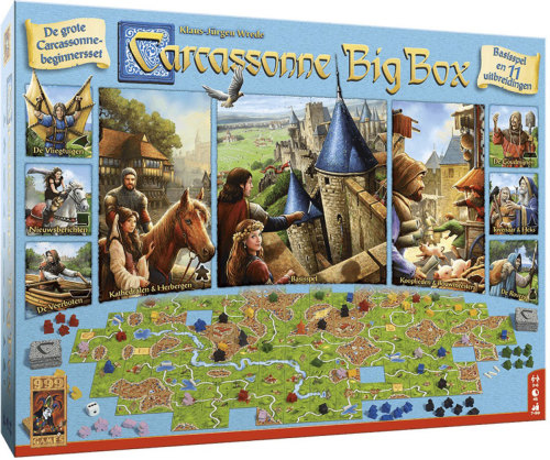 999 Games Carcassonne Big Box 3 bordspel