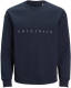 Jack & Jones ORIGINALS sweater JORCOPENHAGEN met printopdruk navy blazer