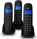 Profoon 3-delige Telefoonset DECT PDX-300 TRIPLE zwart