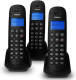 Profoon 3-delige Telefoonset DECT PDX-300 TRIPLE zwart