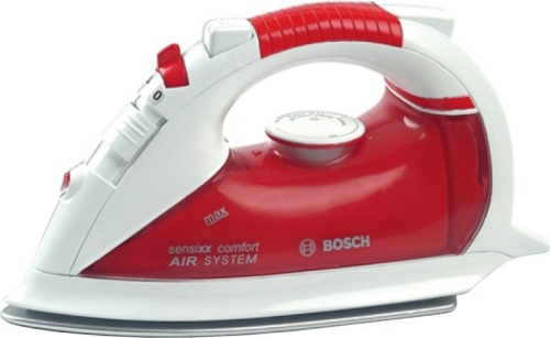 Klein Bosch strijkijzer rood/wit 20 cm