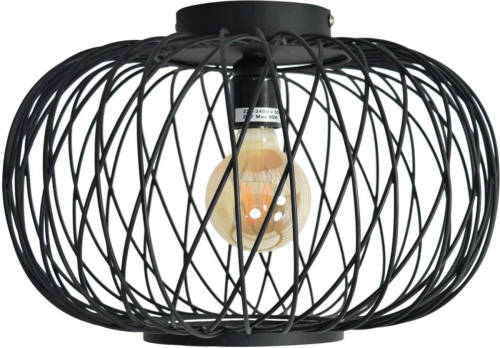 Lamponline Plafondlamp Twist Large Ø 37 Cm Zwart