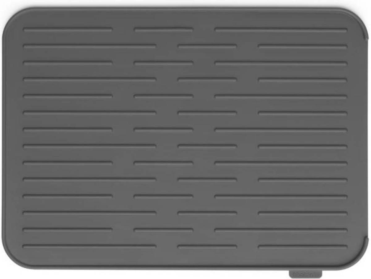 Brabantia Sink Side Afdruipmat Siliconen 44 X 32 Cm - Dark Grey