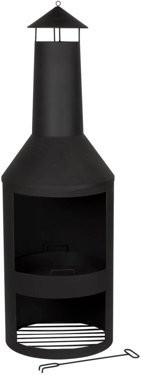 BBQ Collection Terrashaard - Met Pook - 134 X 44,5 X 44,5 Cm - Schoorsteenmodel