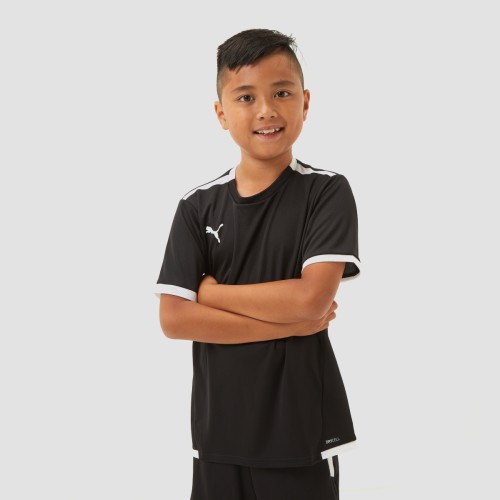 Puma Junior voetbalshirt zwart/wit