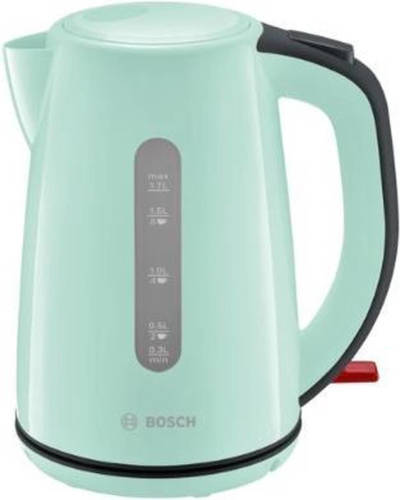 Bosch Twk7502 1.7l 2200w Grijs, Turqoise Waterkoker