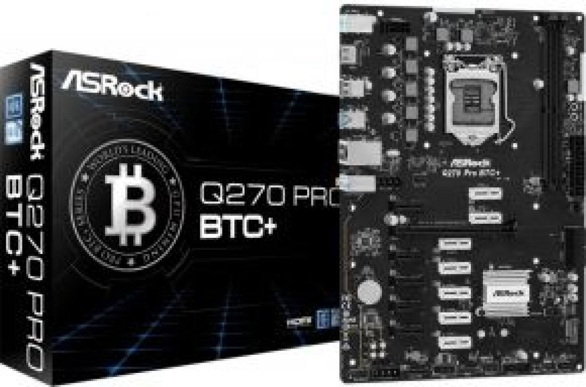 ASRock Q270 Pro BTC+ Intel® Q270 LGA 1151 (Socket H4) ATX