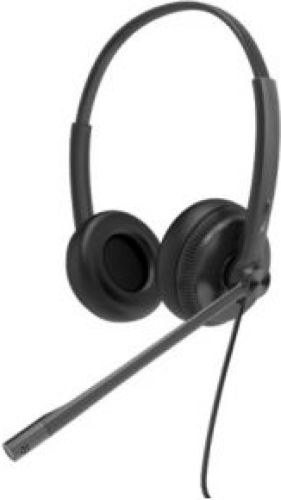 Yealink YHS34 DUAL hoofdtelefoon/headset Bedraad Hoofdband Kantoor/callcenter Zwart