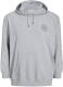 JACK & JONES PLUS SIZE hoodie JJESHARK Plus Size met logo light grey melange