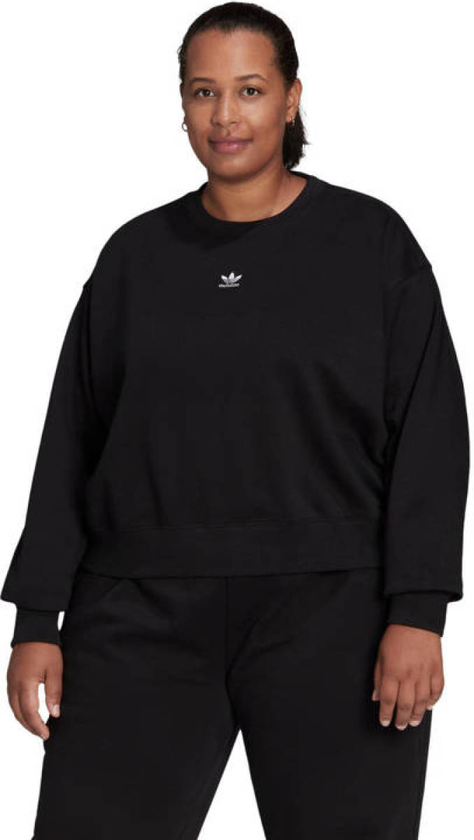 adidas Originals Plus Size sweater zwart