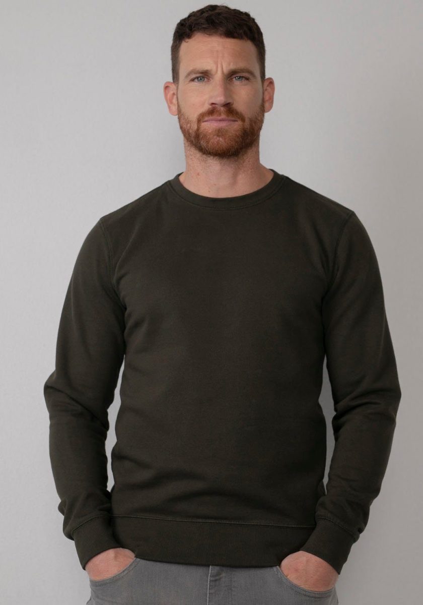Petrol Industries gemêleerde sweater forest