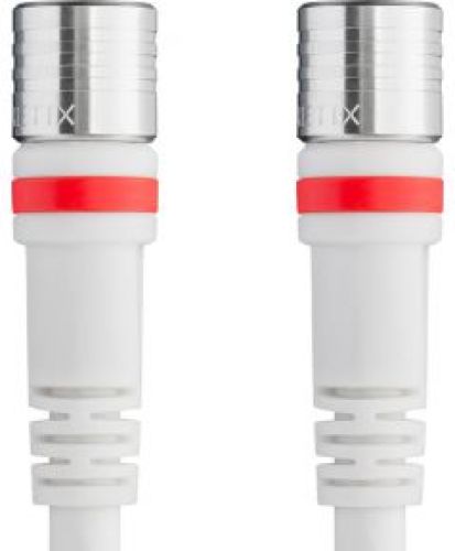Technetix Aansluitkabel F-connector (M)-(M) 1.5m wit - [11200490]
