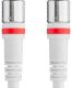 Technetix Aansluitkabel F-connector (M)-(M) 1.5m wit - [11200490]