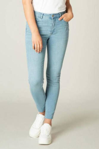 Base Level by Yest high waist skinny jeans Ann lichtblauw