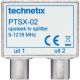 Technetix IEC opsteek splitter TV 9.5(F)-2x9.5(M)