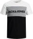 Jack & Jones ESSENTIALS slim fit T-shirt JJELOGO met logo white