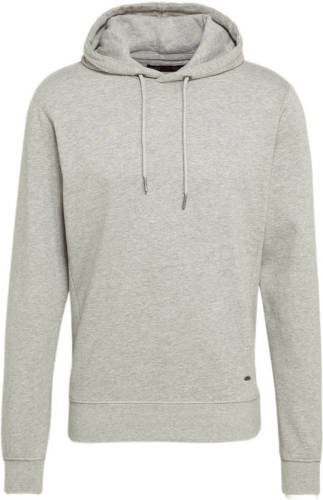 Petrol Industries gemêleerde hoodie light grey melee
