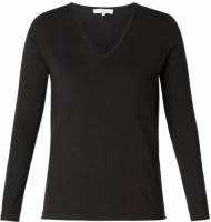 Base Level Curvy by Yesta basic longsleeve Anine zwart