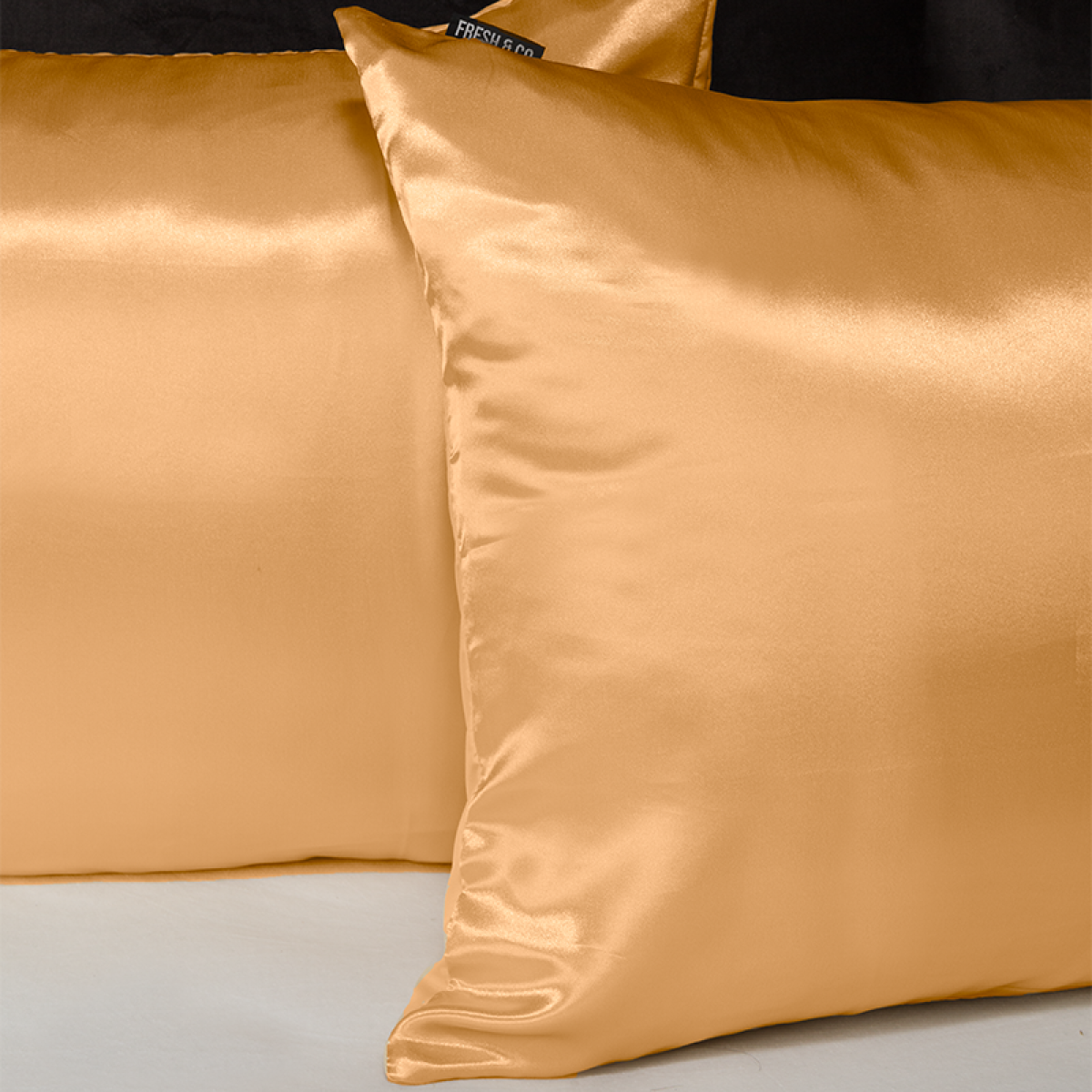 Fresh & Co 2-PACK: Kussenslopen Silk Satin - Goud