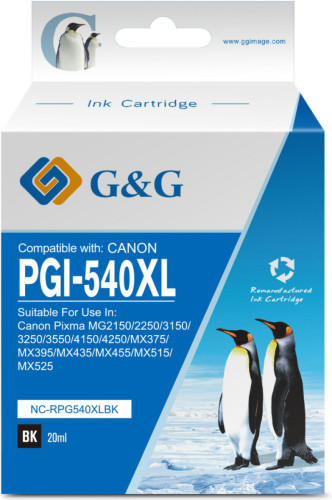 G&G PG-540XL CartridgeZwart