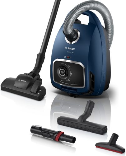 Bosch Stofzuiger BGL6XSIL3, Serie 6, blau, extra stil (69 db), lang snoer,