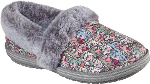 Skechers Pantoffels TOO COZY met imitatiebontbeleg