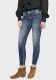 Le Temps Des Cerises Skinny fit jeans POWERC met authentieke wassing en used effecten