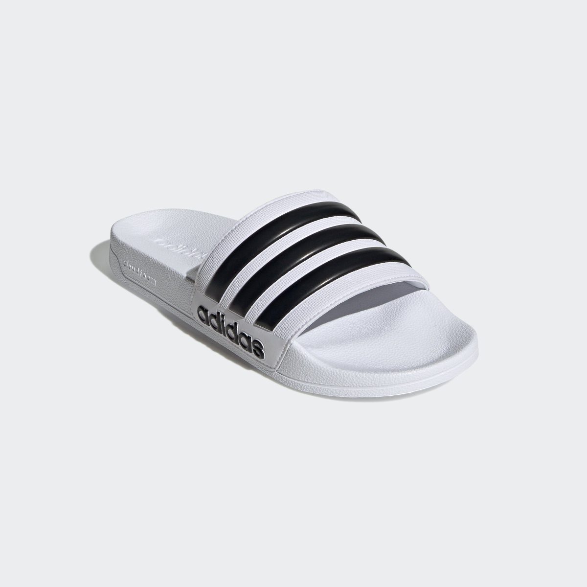 adidas Performance Adilette Shower badslippers wit/zwart