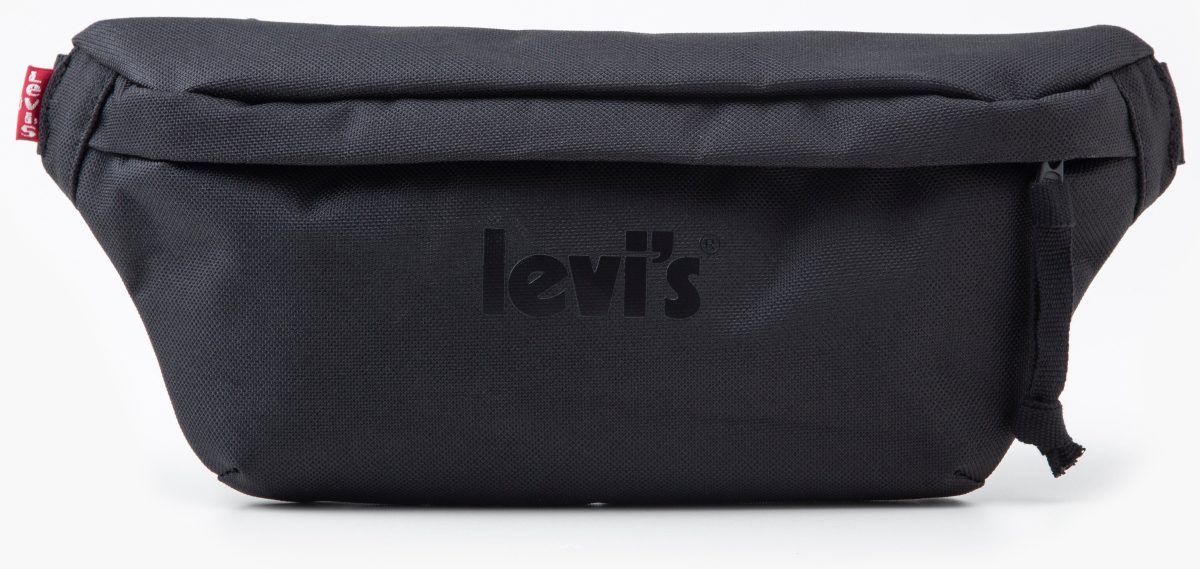 Levi's ® Buiktasje Small Banana Sling - Poster Logo met ritsvak achter
