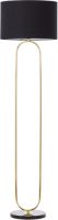 Guido Maria Kretschmer Home&Living Staande lamp ZERIA Staande lamp met voet van marmer, zwarte stoffen kap (1 stuk)