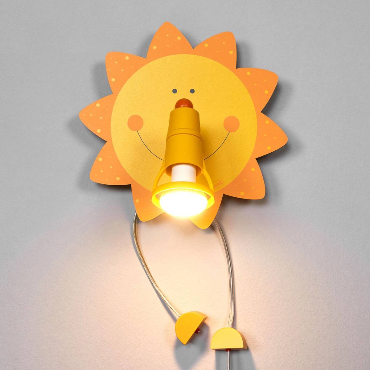 Grappige wandlamp SUNSHINE
